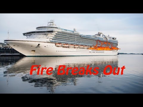 Emerald Princess Catches Fire Video