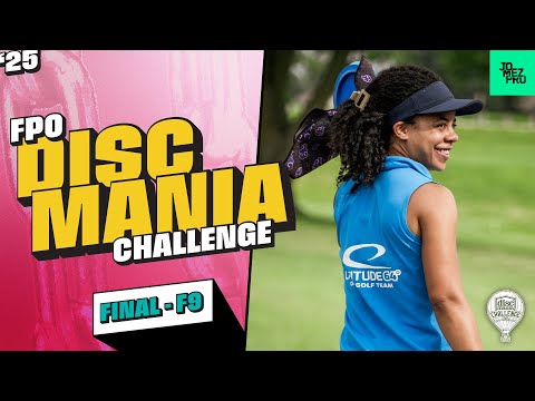 2025 Discmania Challenge | FPO FINALF9 | Burge, Scoggins, Handley, Cox | Jomez Disc Golf