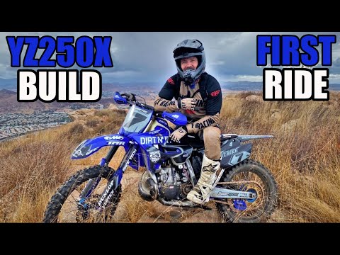 YAMAHA YZ250 build first ride! - FINALLY!!
