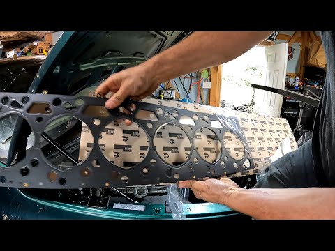 Oil in the coolant,  Fixing the head gasket in my cummins diesel pickup truck
