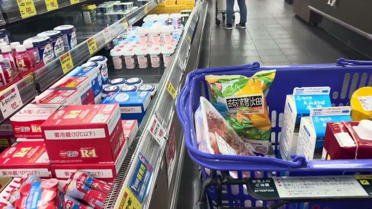 Shopping at Japan supermarkets, clothing stores. Daily life of 30 people working in Japan買い物🛒🛍️