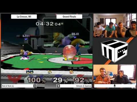 LAX TMG Smash Fest - Rat & Nick Vs Simple & Spence