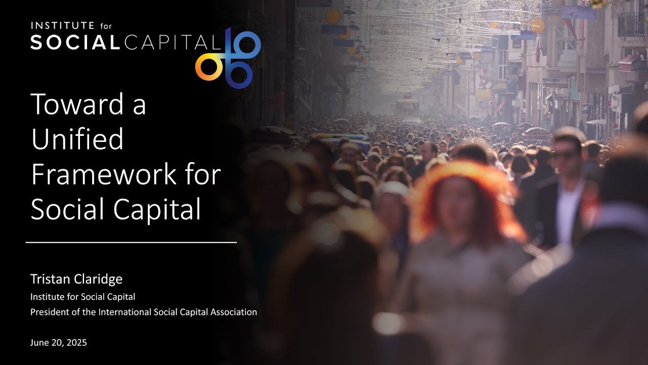 Toward a Unified Framework for Social Capital: What is it, how does it work, and why does it matter?