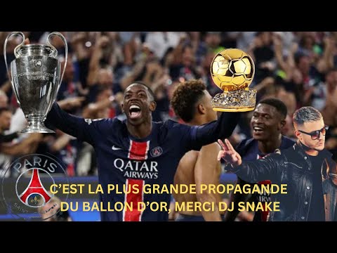 PSG ceremony: DJ Snake militates for Dembélé au Ballon d'Or 🤯