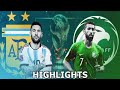 Argentina 1-2 Saudi Arabia - Highlights - FIFA World Cup Qatar 2022
