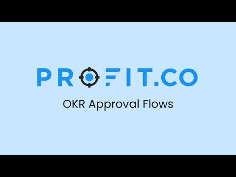 How does OKR approval flow work?