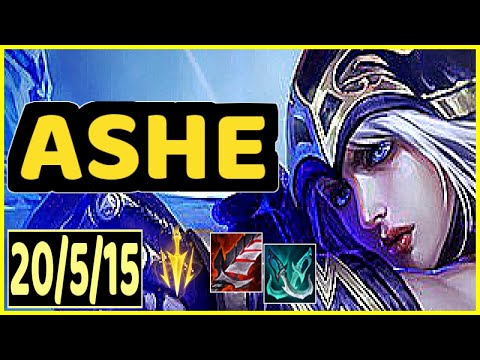 ASHE VS MISS FORTUNE - 20/5/15 KDA ADC GAMEPLAY
