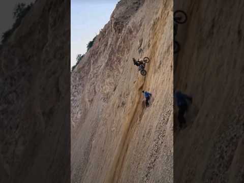 would you attempt this impossible hill climb!🤯🚀 #dirtbike #funny #fail