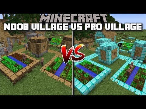 EPIC Minecraft Showdown: Noob vs. Pro Village!