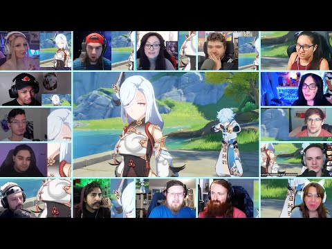 「Part-4」Character Demo - "Shenhe: Crane in the Wild" | Genshin Impact Reaction Mashup