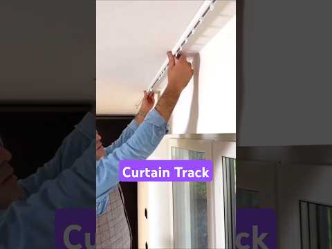 Retractable Curtain Track | #curtains #furniture #track #kitchenhomeessentials