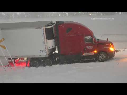 Lots of crashes in near Blizzard Conditions in Central Minnesota