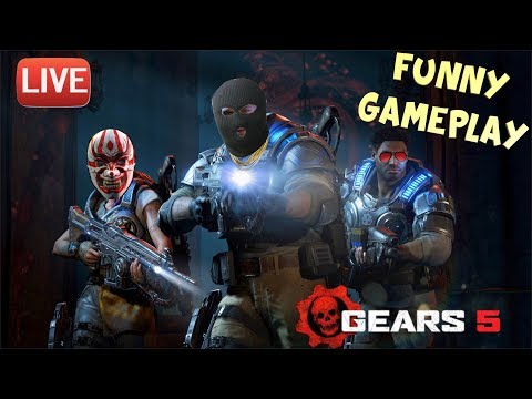 LIVE: HILARIOUS "GEARS 5" CO-OP GAMEPLAY!