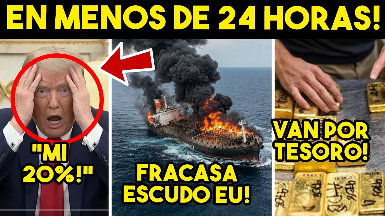 DE ULTIMA HORA! FRACASA ESCUDO DE TRUMP, IRAN HUNDE BARCOS. TRAICION A EU, SACAN VIDEO. HOY