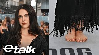 Margaret Qualley shocks fans with Chanel “barefoot sandals” at ‘The Dog Stars’ premiere 