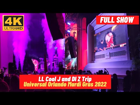 [4K] LL Cool J and DJ Z Trip Live in concert at Universal Studios Florida 2022