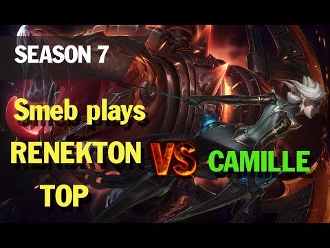lol esports highlights l KT Smeb plays RENEKTON TOP vs CAMILLE