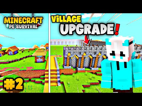 🔨 Build HUGE Village Walls in Minecraft PE!