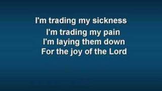 Trading My Sorrows (worship video w/ lyrics)