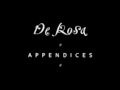 De Rosa - Joyless (from Appendices album)