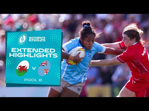 Down to the wire! 🤯 | Wales v Fiji | Rugby World Cup 2025 | Extended Highlights