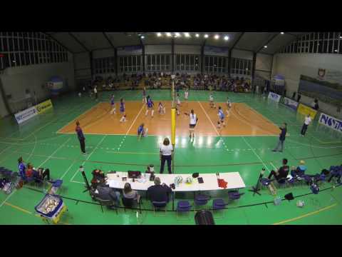 tv.nsk.pl 2016-10-08 NOSIR Nowy Dwór Maz. - AZS PWSZ KARPATY MOSiR KHS Krosno 3:1 (25:21) set 4a