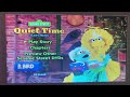 Sesame Street Quiet Time 2003 DVD Walkthrough ️ ️