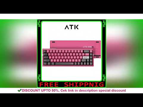 ATK RS6 Magnetic Switch Keyboard Wired Customized Mechanical Keyboard Rt0.005mm Ttc Gateron Jade Pro
