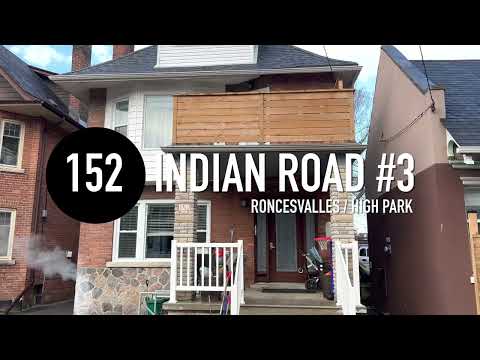 FOR RENT 152 Indian Road #3 Toronto Ontario Canada