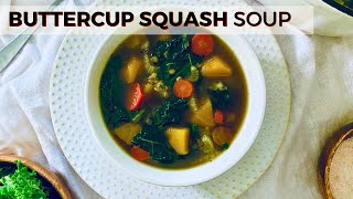 Buttercup Squash Soup is a cheap and healthy meal