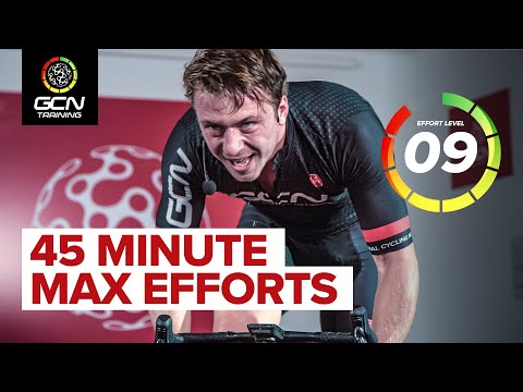 45 Minute Cycling Training Session | Sandwich MAX efforts. No rest for the wicked!