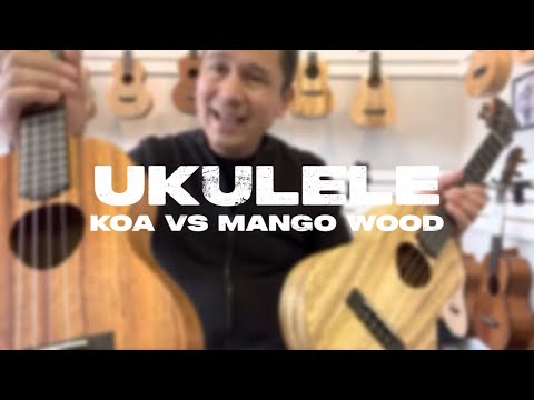 Koa vs. Mango Wood Ukuleles!! What’s the difference? Demo video at Aloha City Ukes