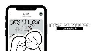 ꒰ ۪   ⪩⪨  ideas de dibujos para note it (parte ocho) ｡ ꒪