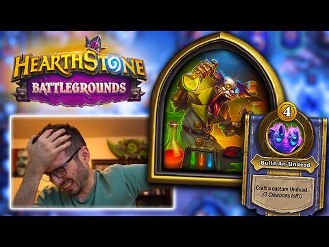 I played the new Hero Professor Putricide | UNDEAD PREVIEW EVENT | Rdu Hearthstone Battlegrounds