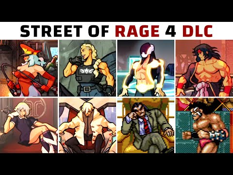 Street of Rage 4 - All Boss Fights with Blaze (Mr. X Nightmare DLC)