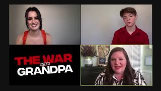 Oakes Fegley + Laura Marano Interview - The War with Grandpa, Pranks & Working with Robert De Niro