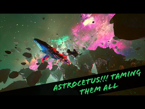 NEW SERVER! TAMING MULTIPLE ASTROCETUS (space whale)