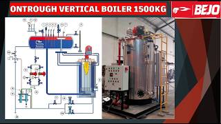  Vertical Steam Boiler/Boiler Laundry Hospital Hotel Industry/IMB Boiler 100-2000Kg Dual Fuel Burner