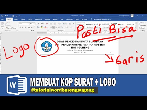 Cara Buat Garis Kop Surat Di Word 2016