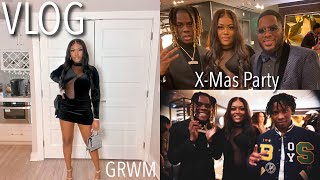 VLOG: GRWM Christmas Party Edition ✨🎶 | Miya Sadé