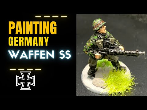 Painting German Waffen SS Miniatures from Bolt Action
