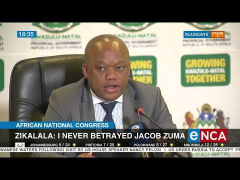 Zikalala I never betrayed Zuma