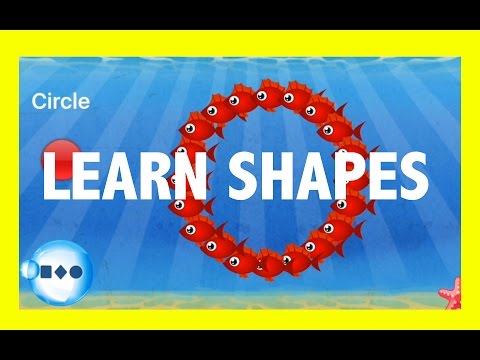 Learn SHAPES with FISH SCHOOL - Play and Learn all about Shapes