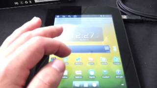 Cruz T301 tablet running android 2.2