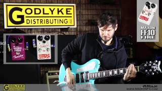 Video thumbnail for Tom Hatziemanouel demos the Maxon Fuzz Elements Fire FF10 by Godlyke Inc.