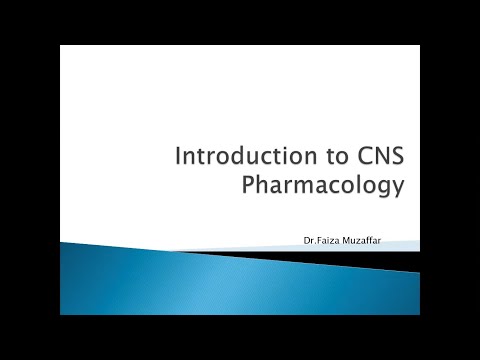 CNS Pharmacology Lecture