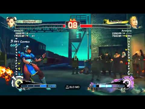 SSF4 AE 2012: elielp20 (Chun li) vs Arnnaria (Cody)