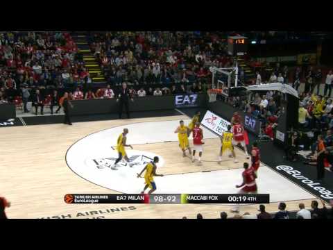 Highlights  EA7 Emporio Armani Milan - Maccabi FOX Tel Aviv 99:97