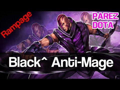 Black^ Anti-Mage Gameplay (Rampage)