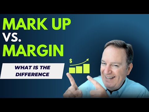 Mark up vs Margin:  What is the Difference?